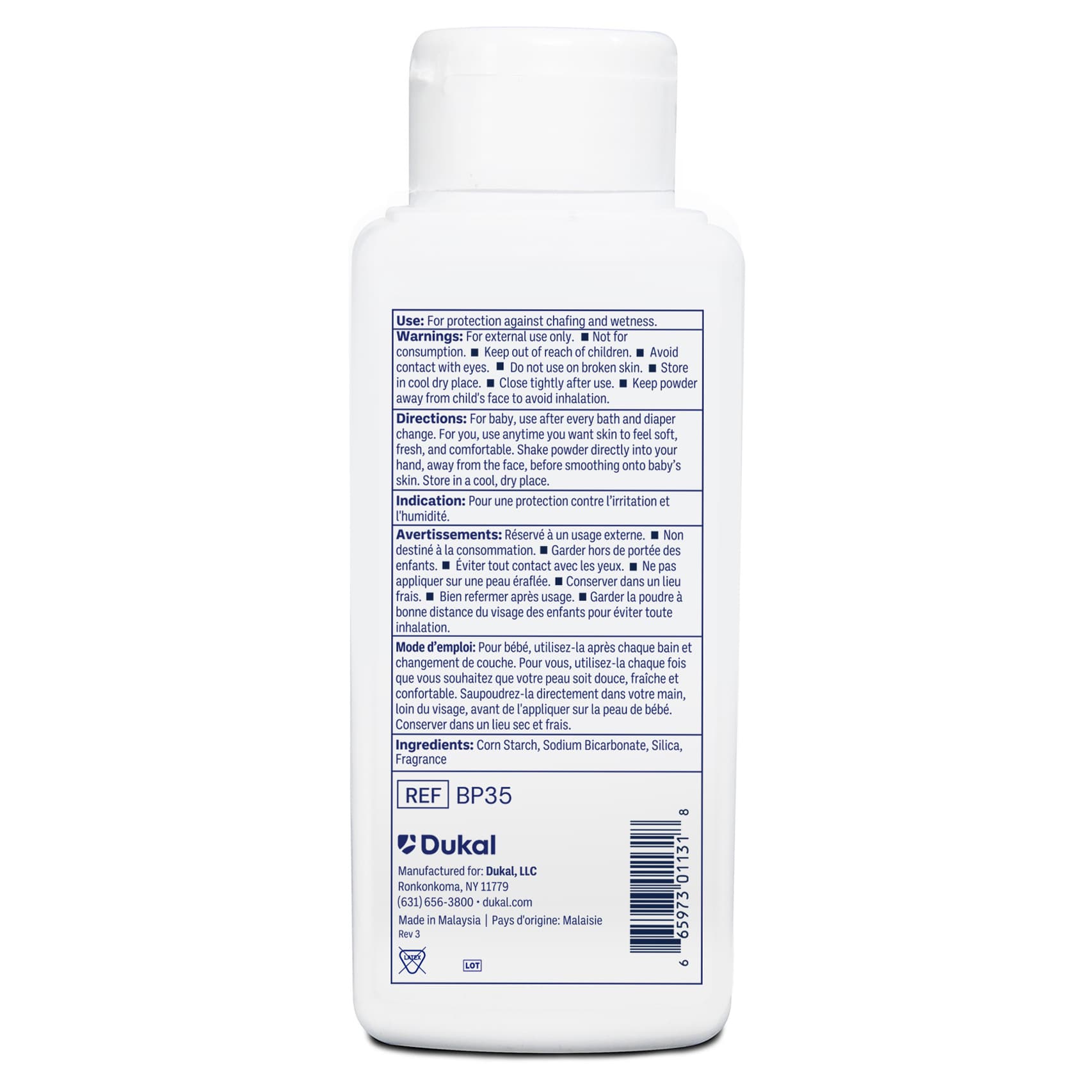 DawnMist Baby Powder, Scented, 4 Oz. - Image 2