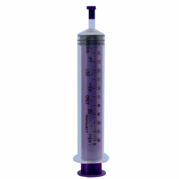 Monoject Oral Syringe with Standard Tip, 60 ml - Case of 120 - Image 1