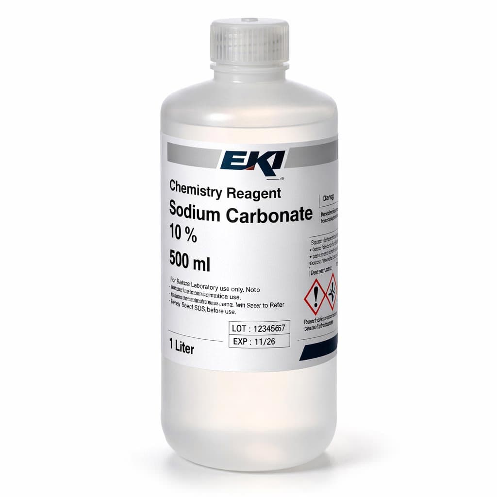 Chemistry Reagent Sodium Carbonate, 10 %, 500 ml - Each