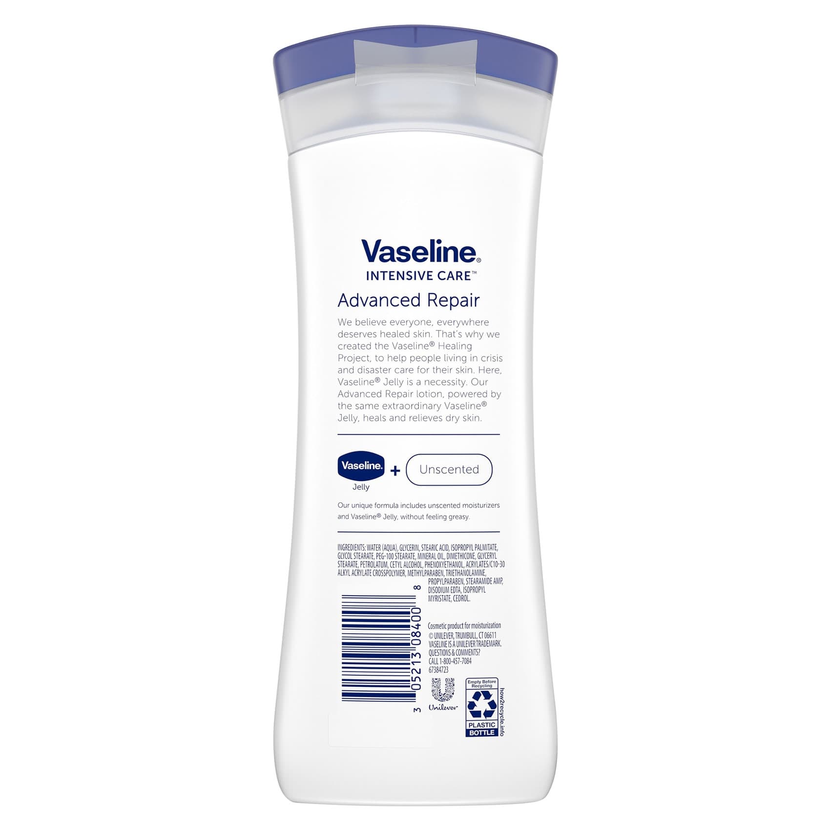 Vaseline Intensive Rescue Repairing Hand and Body Moisturizer Lotion, 10 oz - Image 2