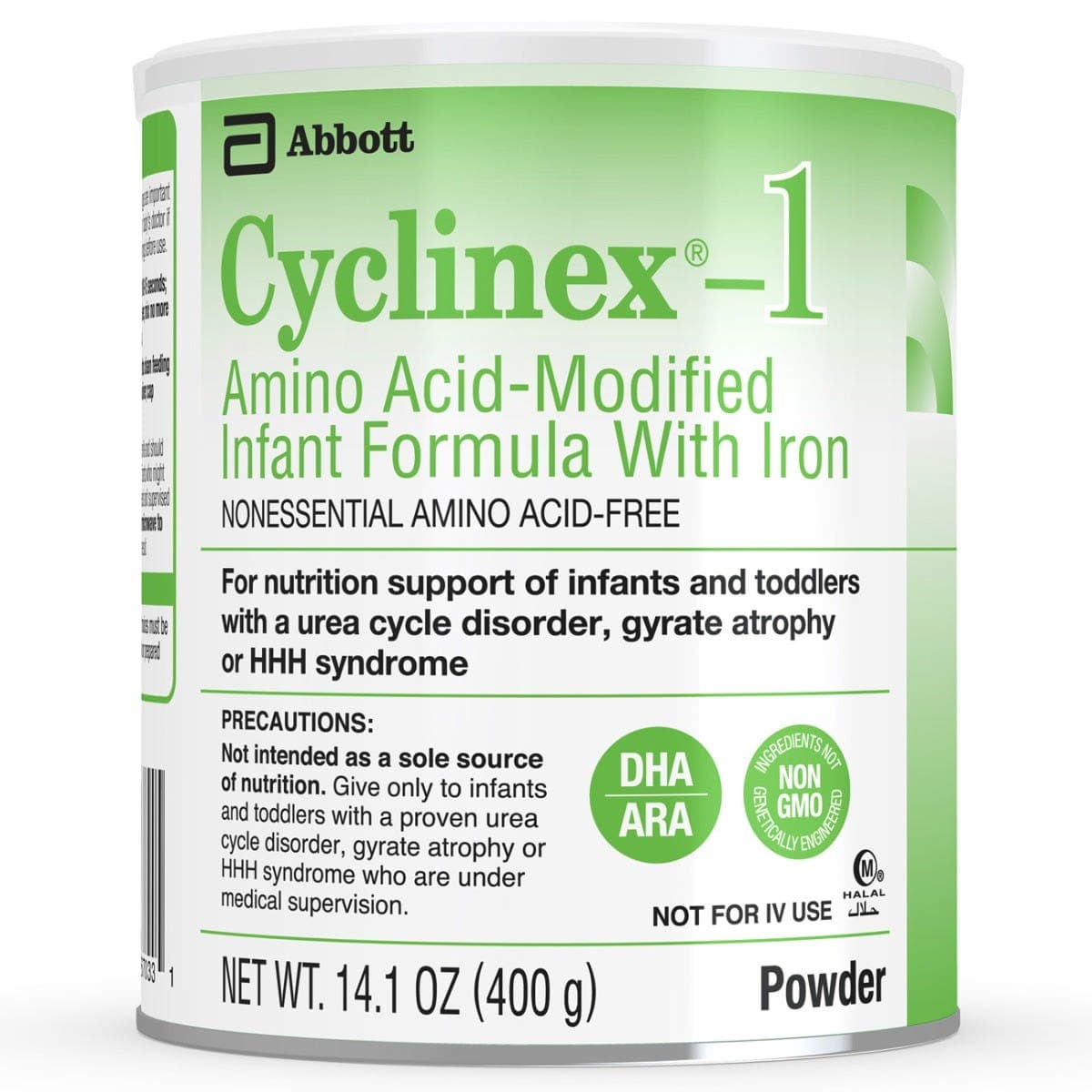 Cyclinex-1 Amino Acid-Modified Infant Formula with Iron, 14.1 oz. - Case of 6 - Image 1