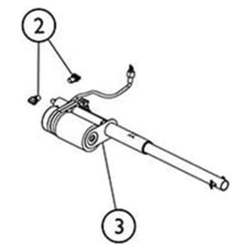 Invacare Head Motor Assembly Kit for Full-Electric Bariatric Hospital Bed