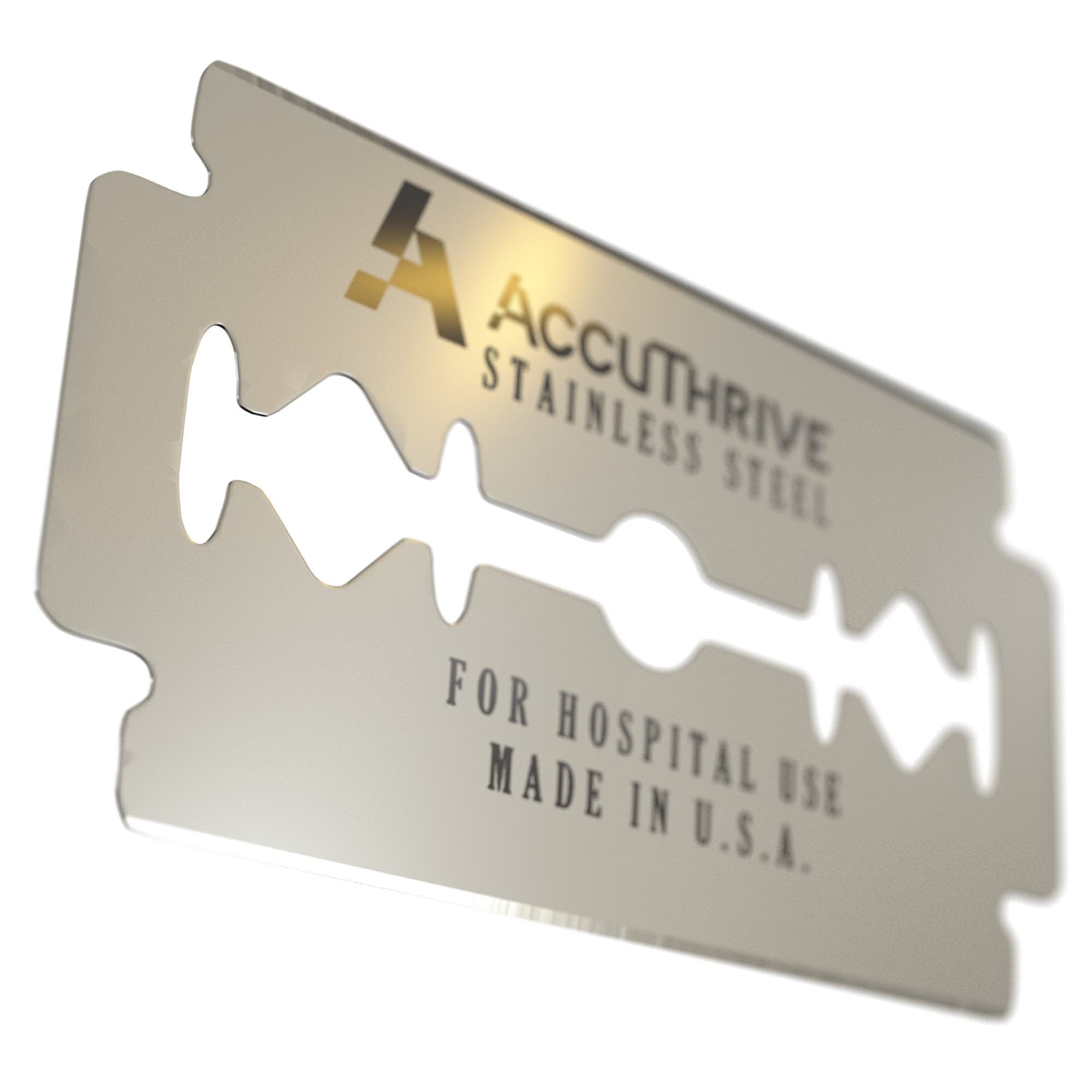 Accutec Accuthrive Double Edge Prep Blades - Package of 100 - Image 1