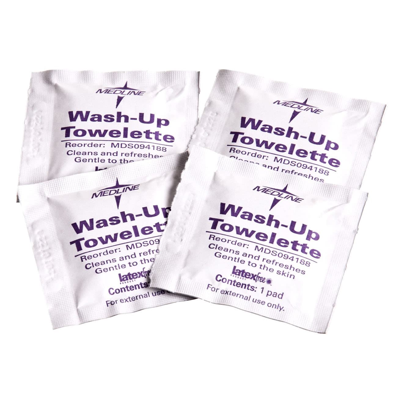 Medline Antiseptic and Cleansing Towelettes, 5 x 7 Inch