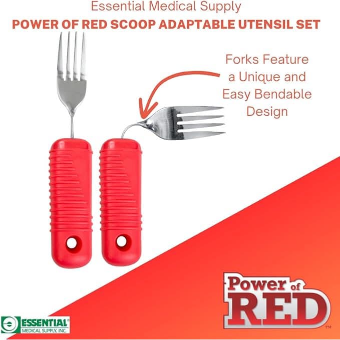 Essential Medical Supply Power of Red Utensil Set - Each - Image 3