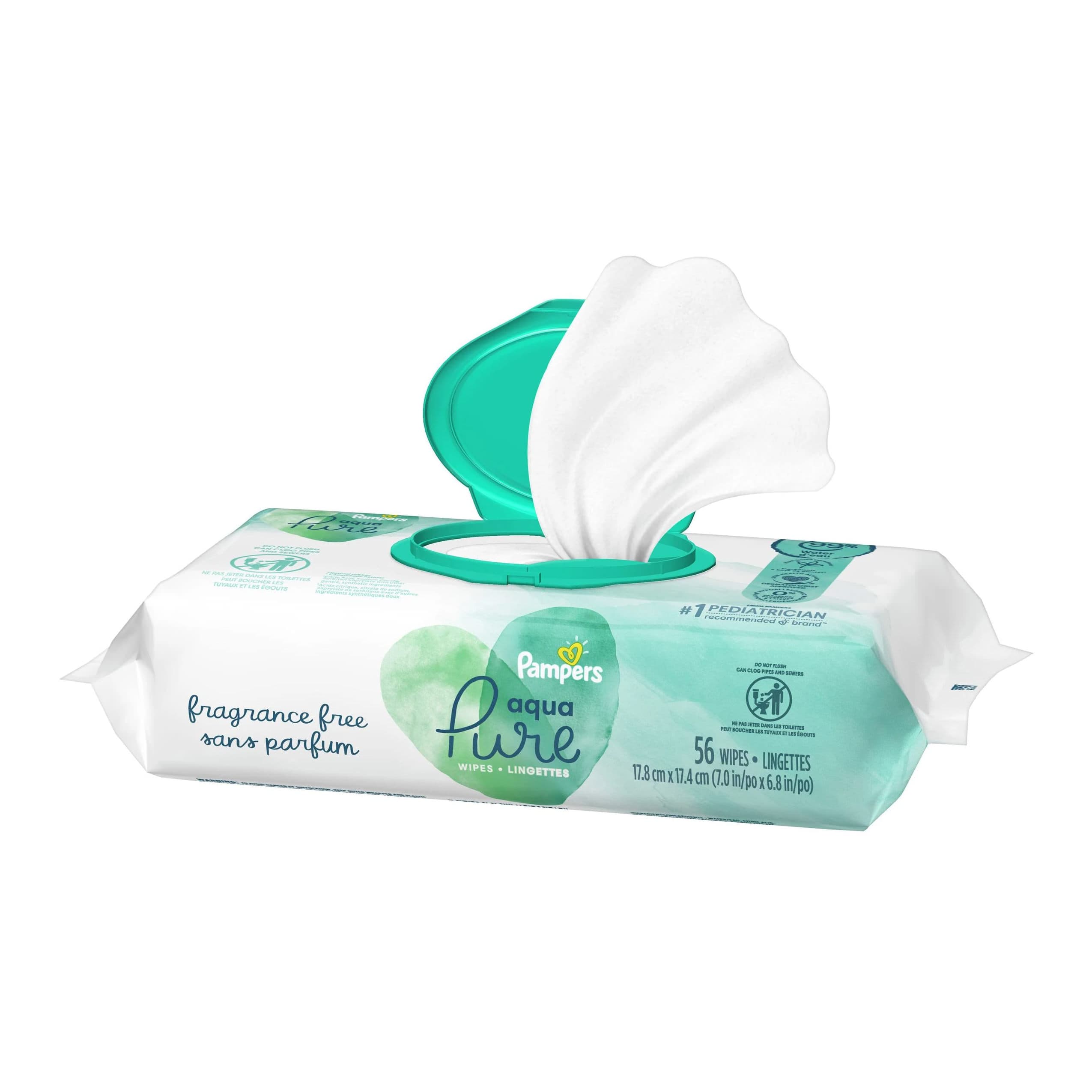Pampers Aqua Pure Baby Wipes