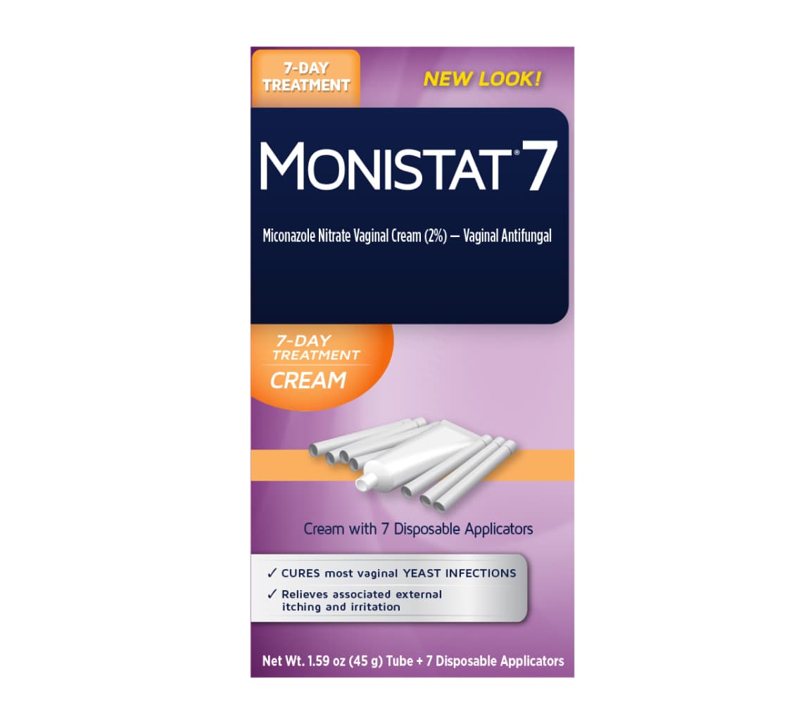 Monistat 7 Vaginal Antifungal Cream with 7 Disposable Applicators - Image 2