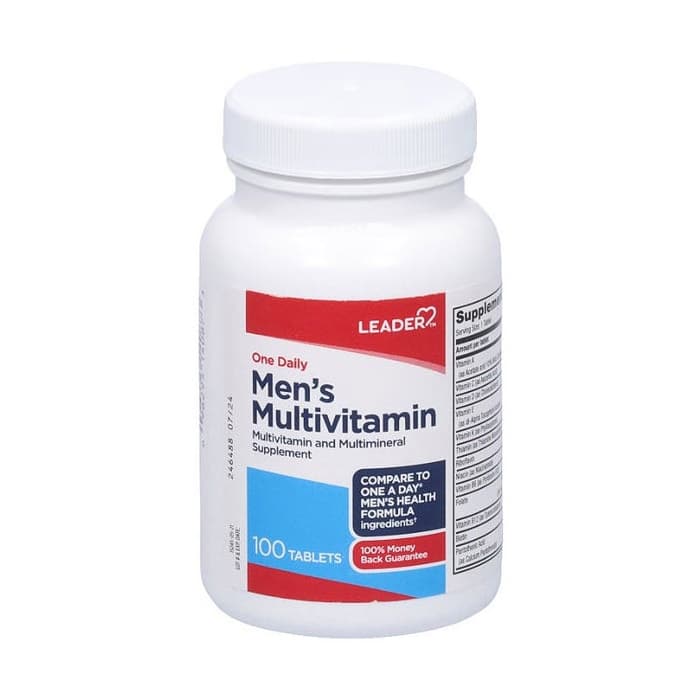 Leader Multivitamin Men's Tablets - Bottle of 100 - Image 1