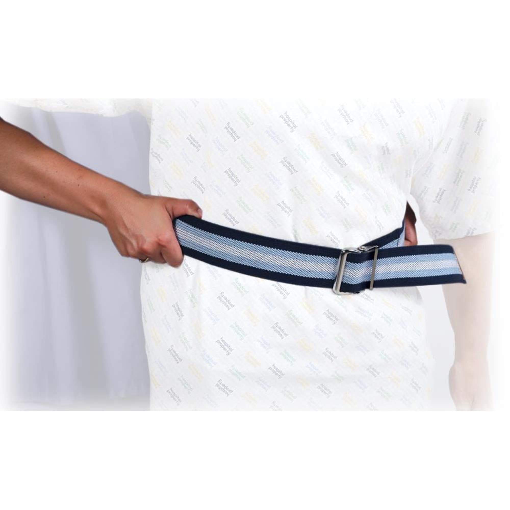 AliMed Antimicrobial Gait Belt with Metal Buckle, 54" - Case of 20 - Image 1
