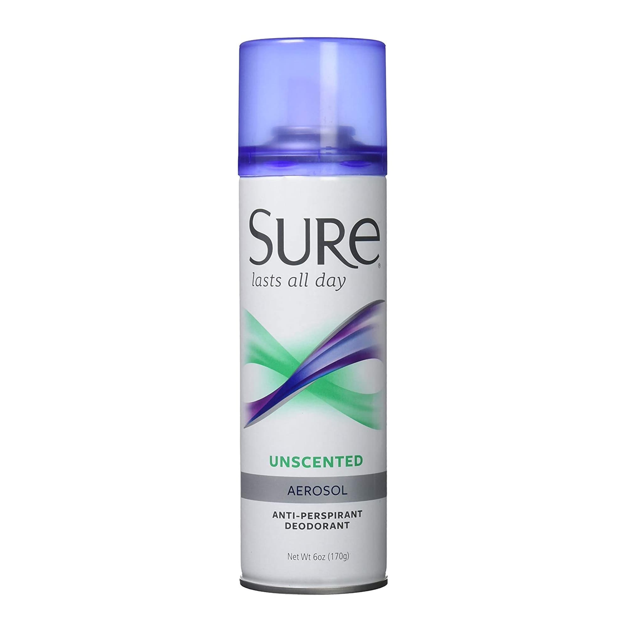 Sure Aerosol Deodorant Spray 6 oz - 1 Each - Image 1