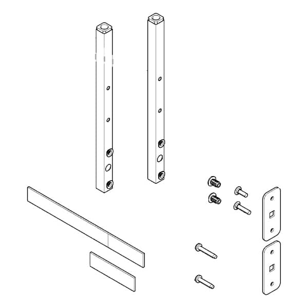 Invacare Hospital Bed Headboard and Footboard Mounting Hardware Kit