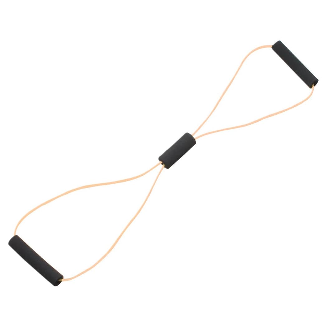 CanDo Tubing BowTie Exerciser, 30 Inch, Tan, 2X Light - Image 1