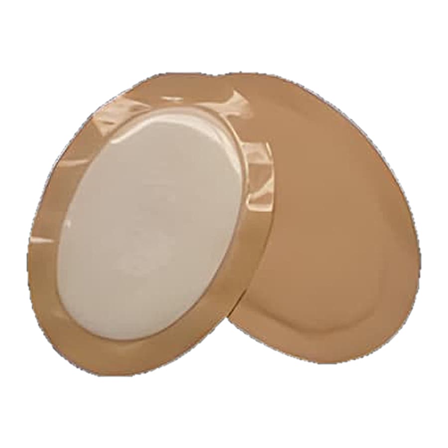 Austin Medical Stoma Cap with Round Center Opening, 2-7/8 X 4-1/4 Inch - Box of 50 - Image 1