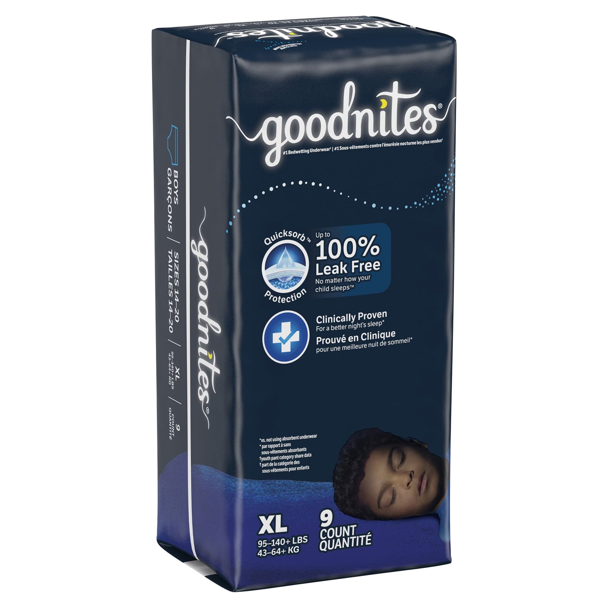 GoodNites Absorbent Boy Underwear, 2 Extra Large - Image 1