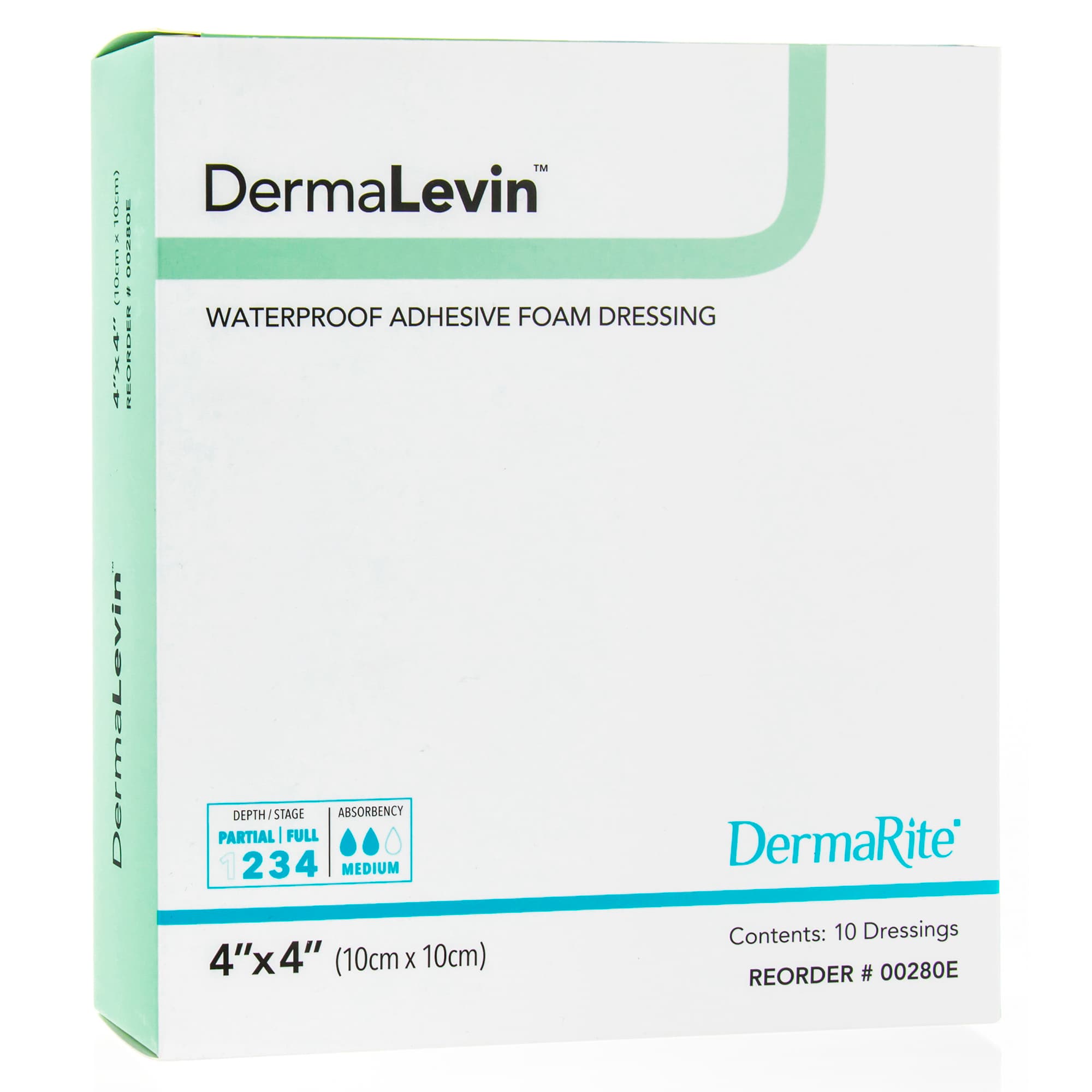 DermaLevin Waterproof Adhesive Foam Island Dressing - Image 2
