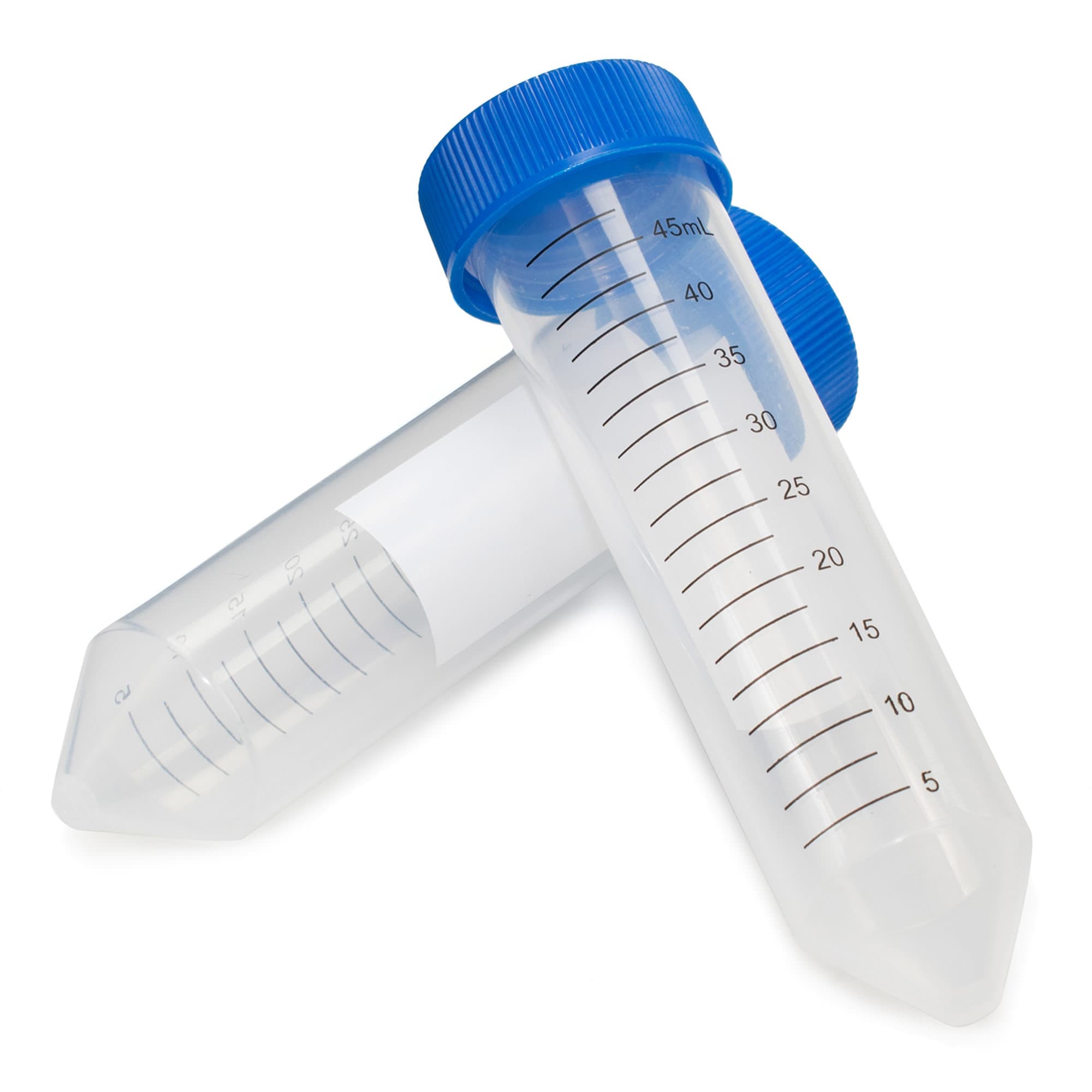 McKesson Centrifuge Tube Plain Translucent Tube, 30 x 115 mm, 25 per Bag, 50 mL - Case of 500 - Image 1
