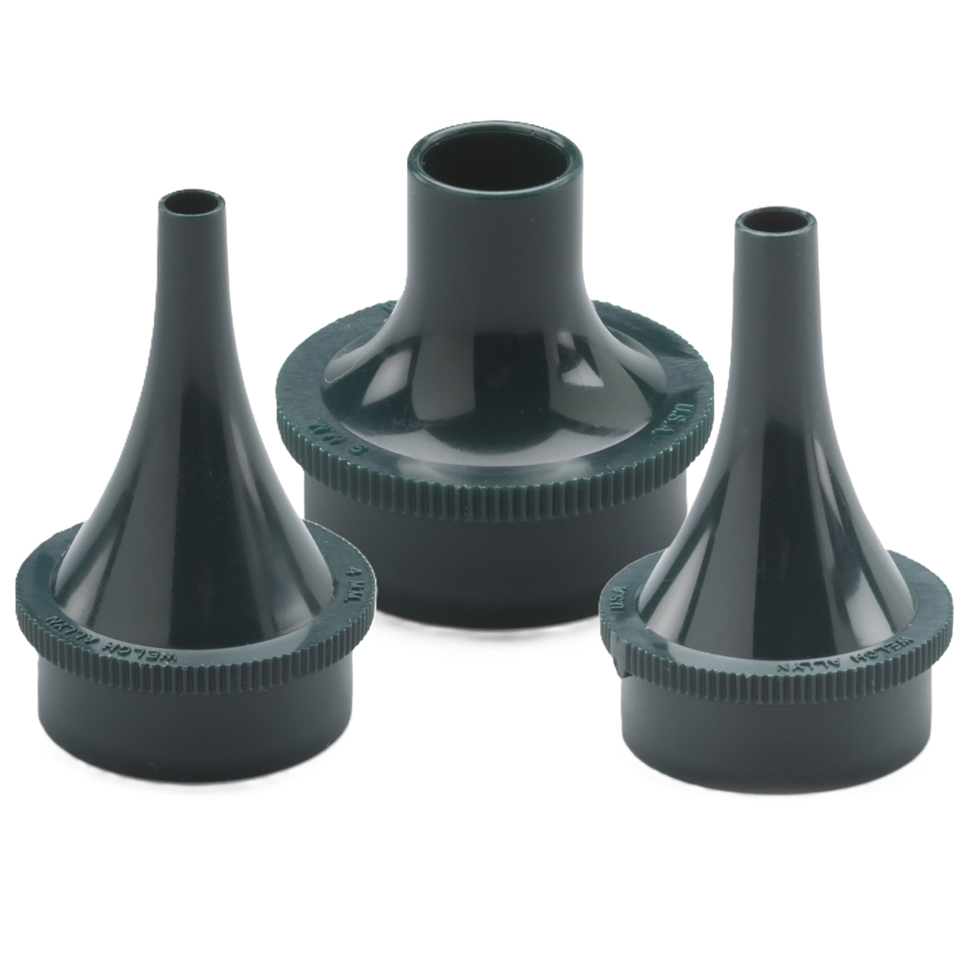 Welch Allyn Reusable Ear Speculum Tip, Black - Image 1