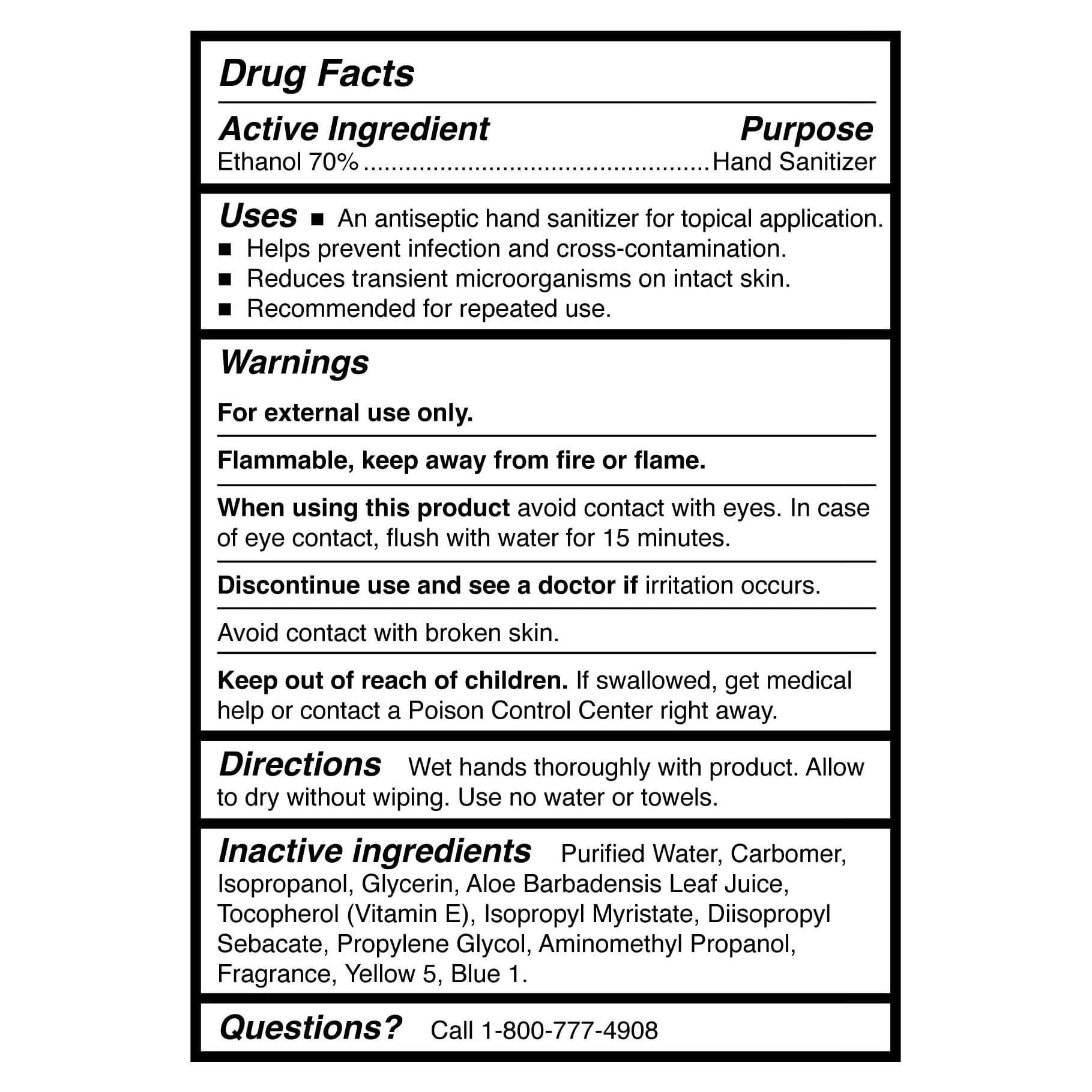 McKesson Premium Hand Sanitizer with Aloe Gel - Image 2