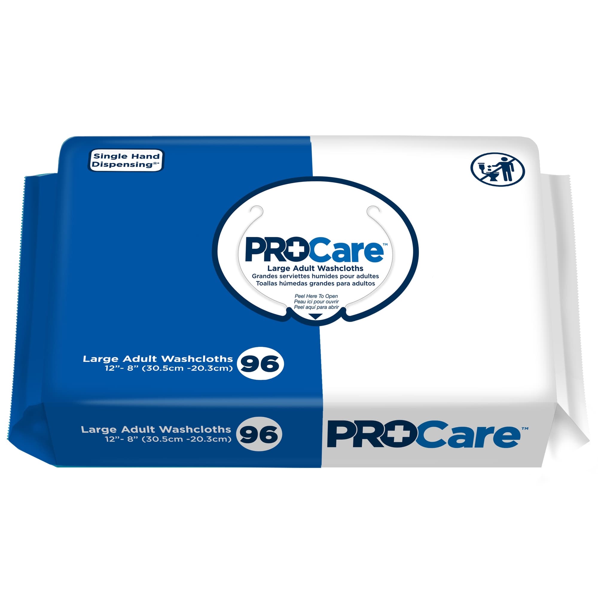 ProCare Large Adult Washcloths - Package of 96 - Image 1