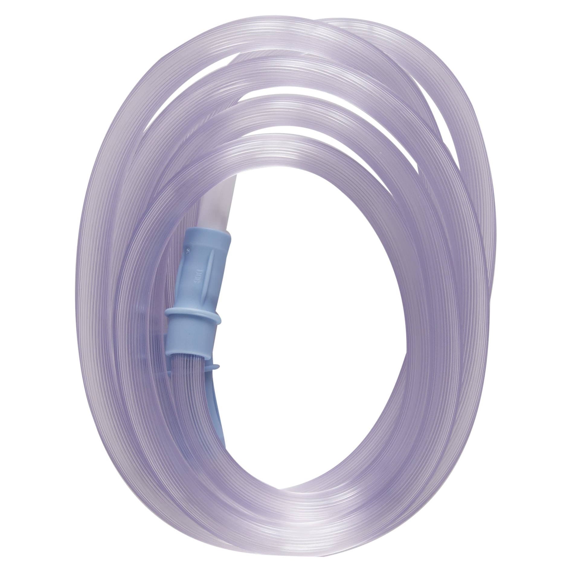 McKesson Suction Connecting Tubing Non-Conductive, Clear, Sterile, 6 Ft Tubing, 1/4 Inch I.D. - Case of 50 - Image 1