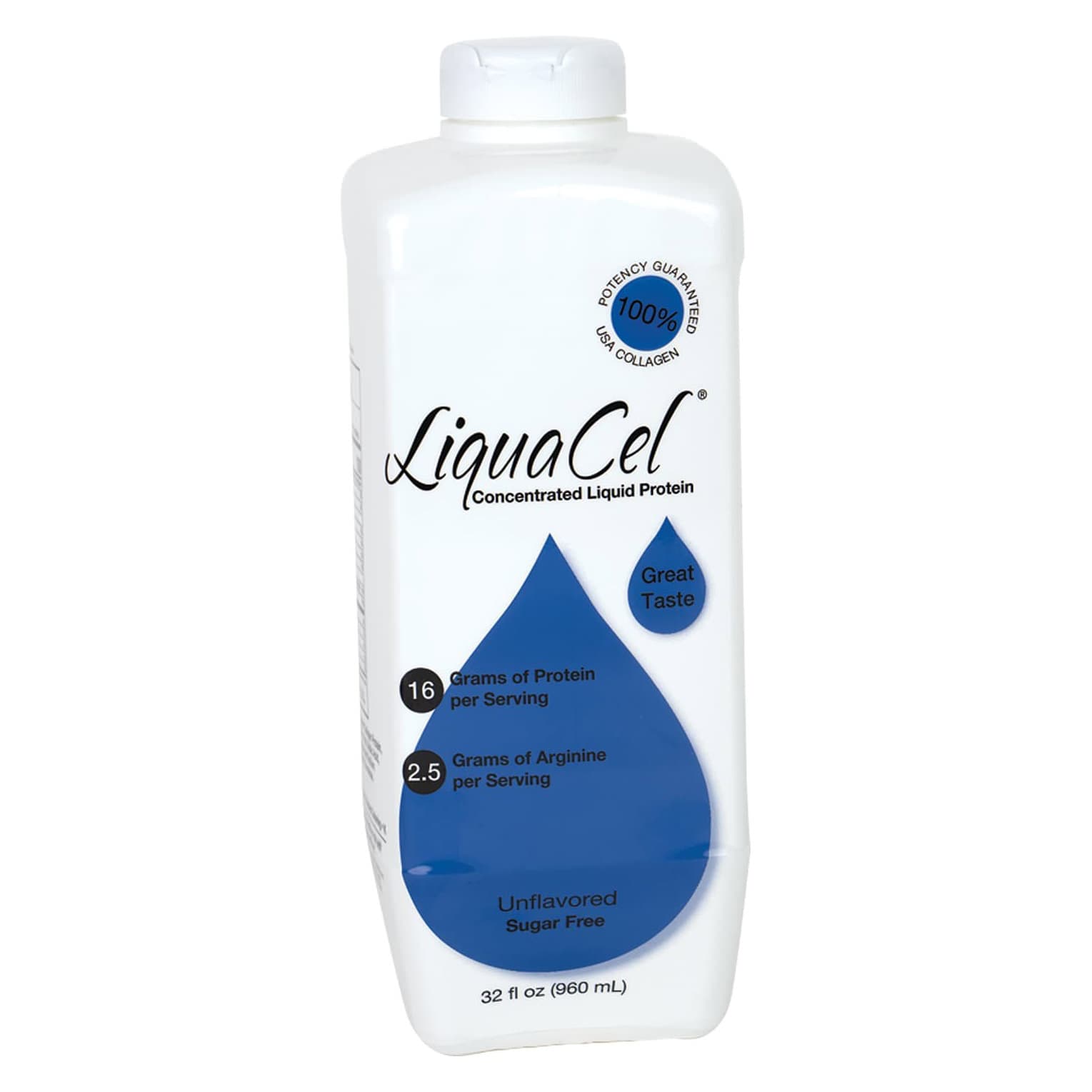 LiquaCel Oral Supplement, Unflavored, 32 oz - Each - Image 1