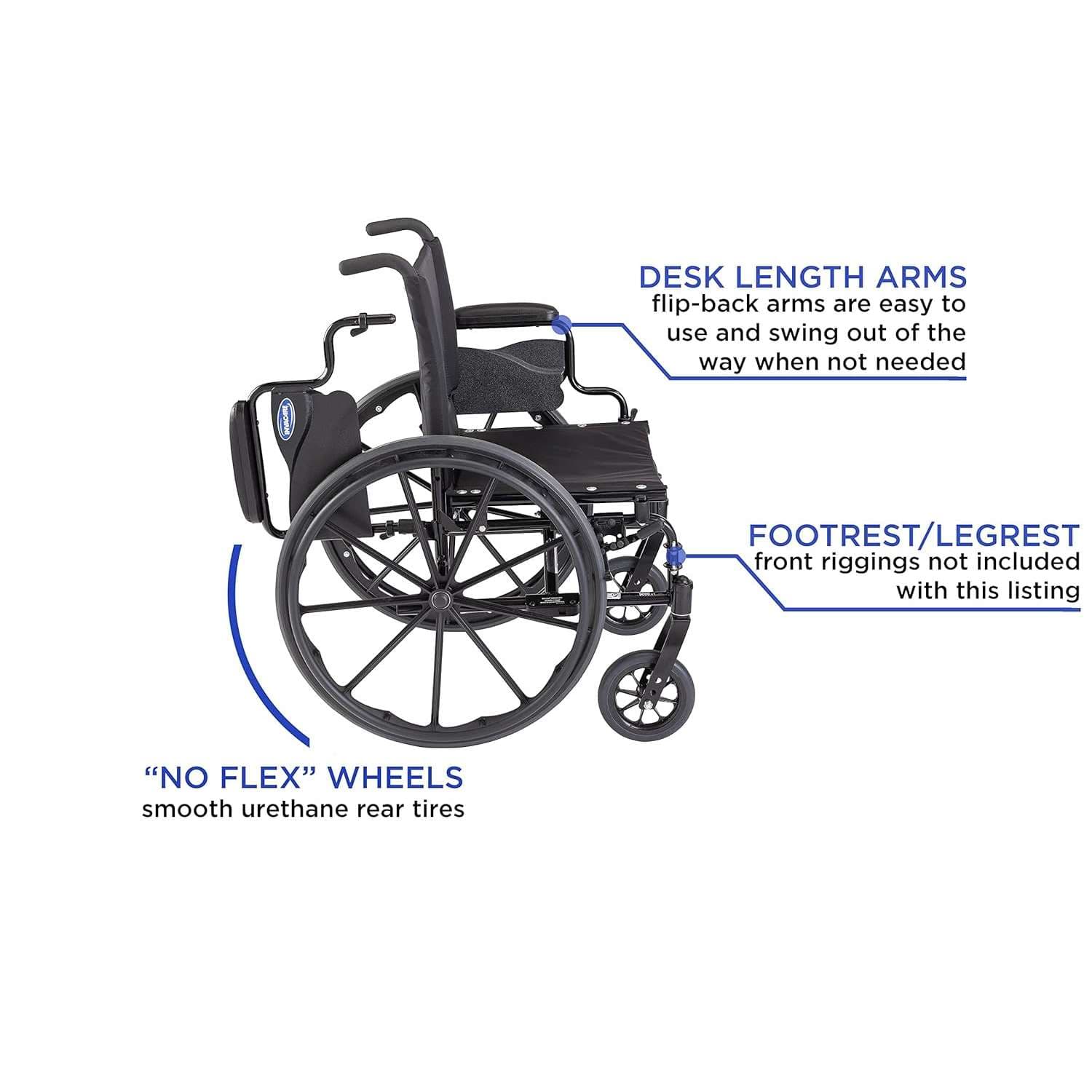 Invacare IVC 9000 XT Manual Wheelchair - Quick Ship - Image 2