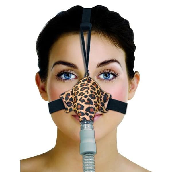 Circadiance SleepWeaver Advanced Nasal Style CPAP Mask Kit, One Size Fits Most, Leopard - Each - Image 1