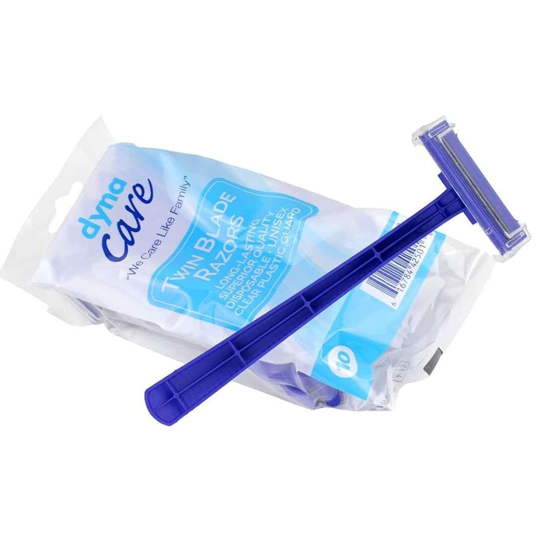 DynaCare Razor, Blue - Package of 10 - Image 1