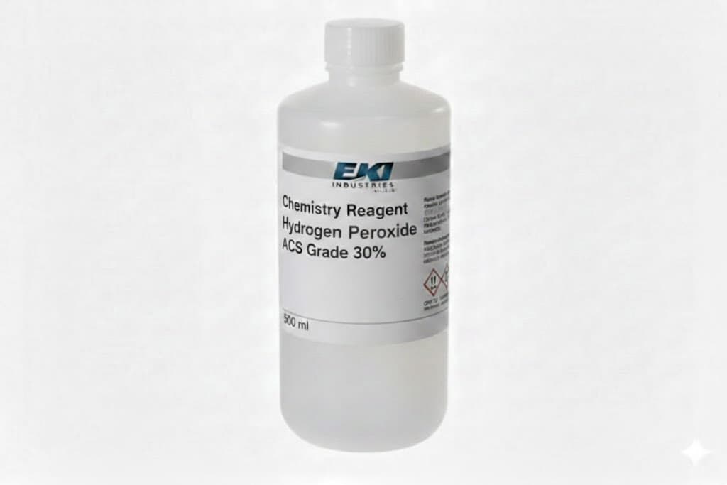 Chemistry Reagent Hydrogen Peroxide ACS Grade 30%, 500 ml - Each - Image 1