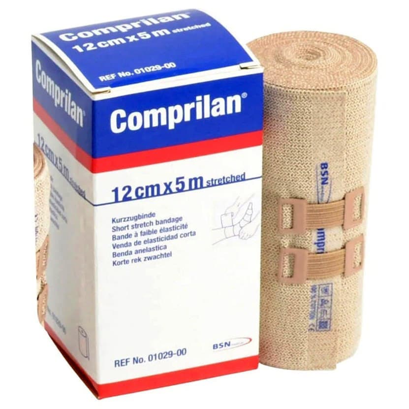 Comprilan Short Stretch Bandage, 12 cm x 5 meter - Each - Image 1