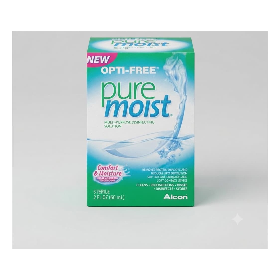 Alcon Labs Opti-Free PureMoist Multi-Purpose Solution, 2 oz - Each - Image 1