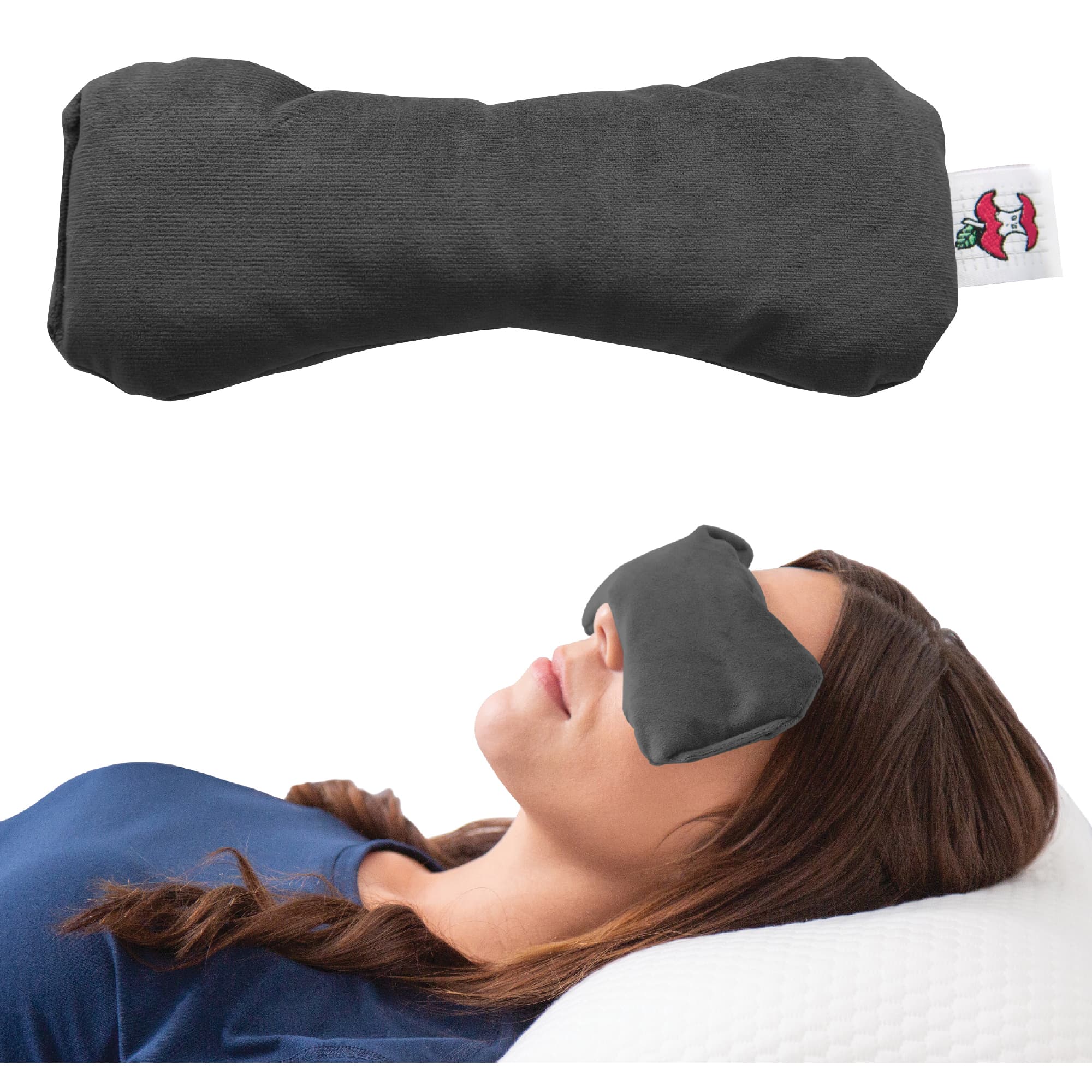 Core MicroBeads Dry Eye Compress Moist Heat Pack, Gray - Each - Image 1