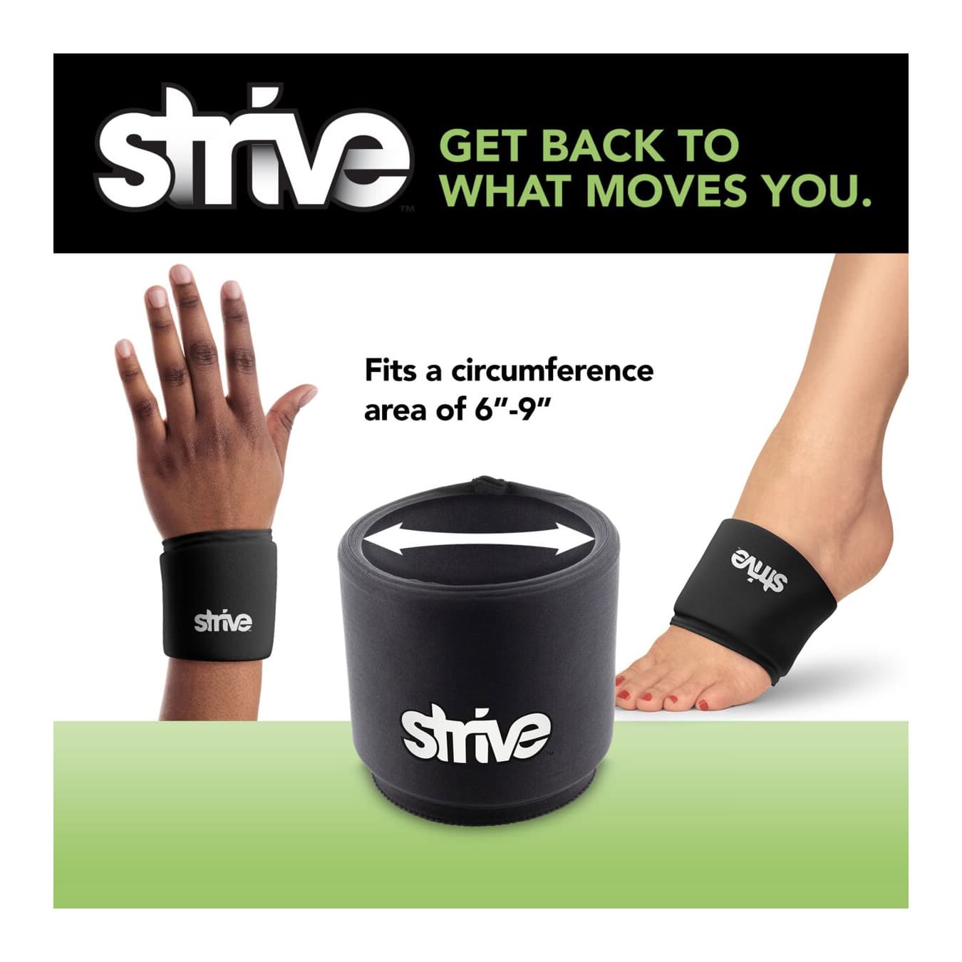 Strive Hot & Cold Gel Pack Sleeves, Wrist & Foot - Image 3