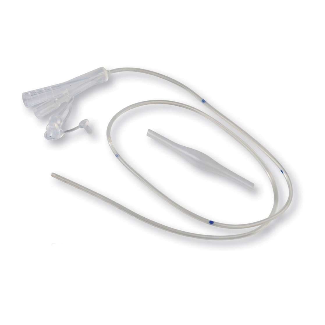 Salem Sump Silicone Tubes, 14 Fr, 48" - Case of 10 - Image 1