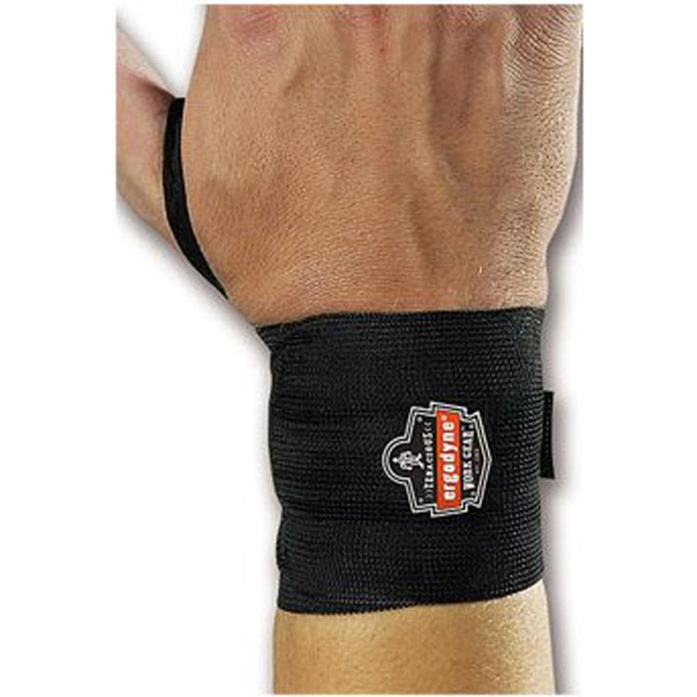 ProFlex 420 Wrist Support with Thumb Loop, Black, 7 to 9 Inch, Large-XLarge - Package of 6 - Image 1