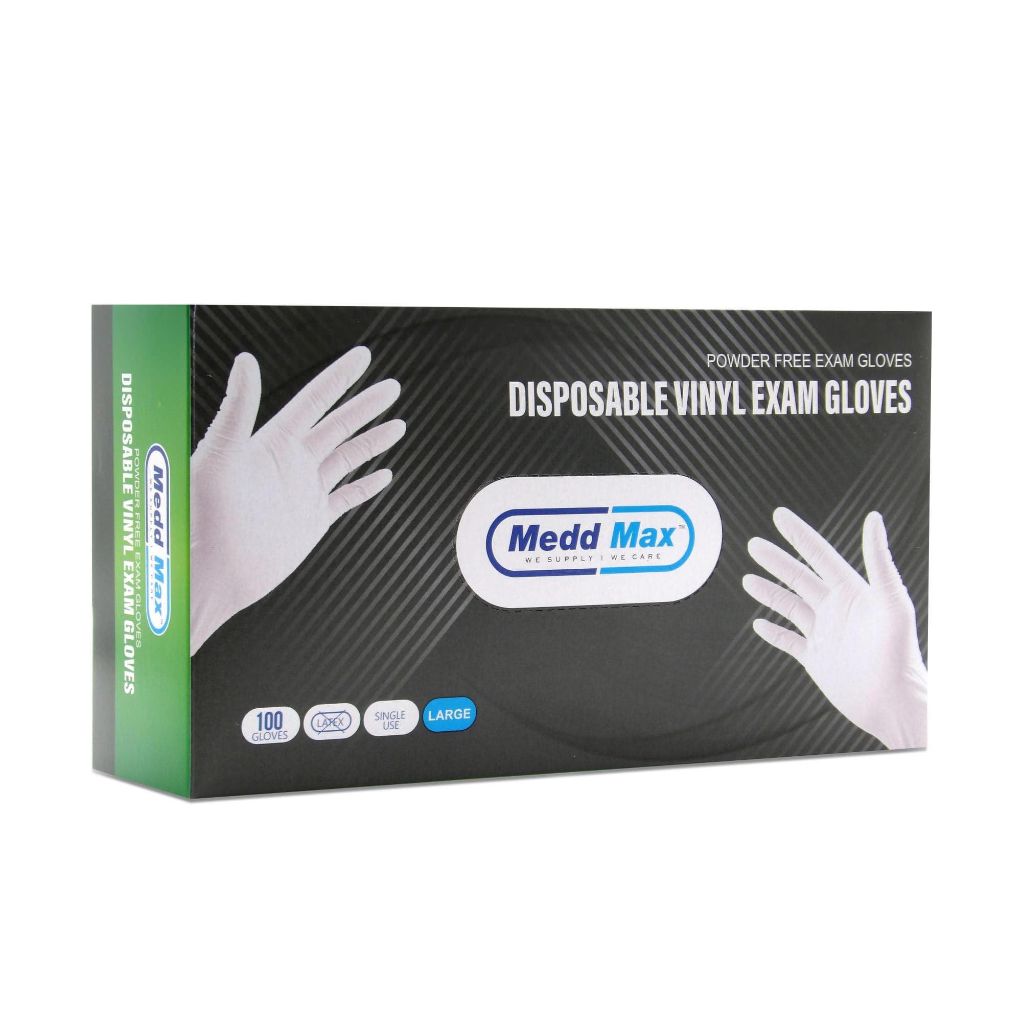Medd Max Vinyl Exam Glove, Disposable - Image 3