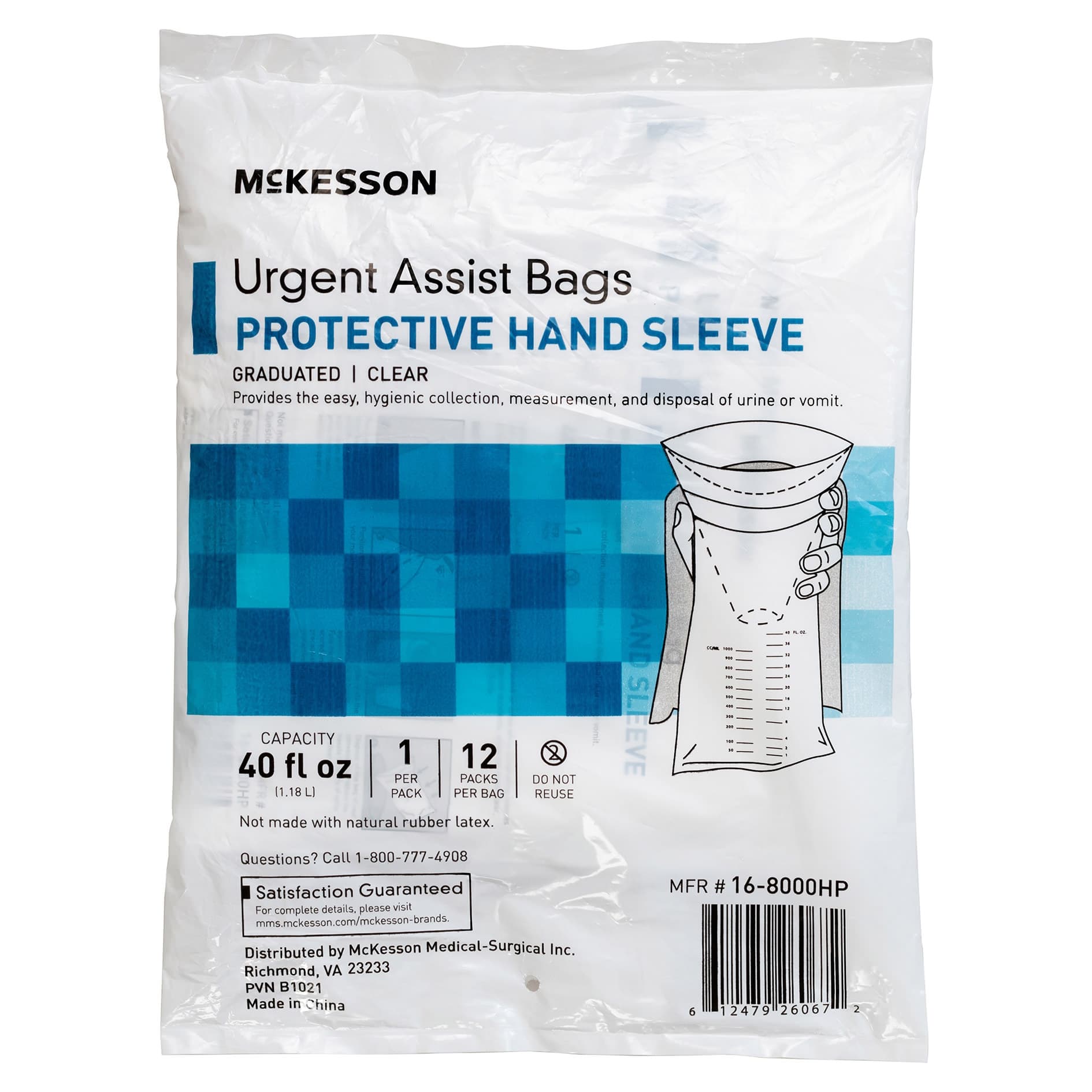 McKesson Emesis Bag, 40 oz