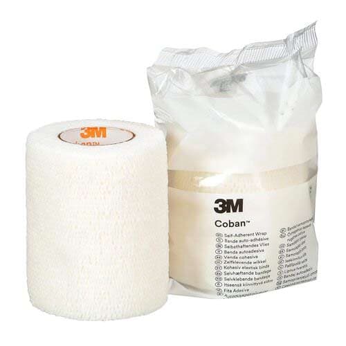 3M Coban Standard Compression Self-Adherent Wrap, NonSterile, White, 3 Inch x 5 Yard - Each - Image 1