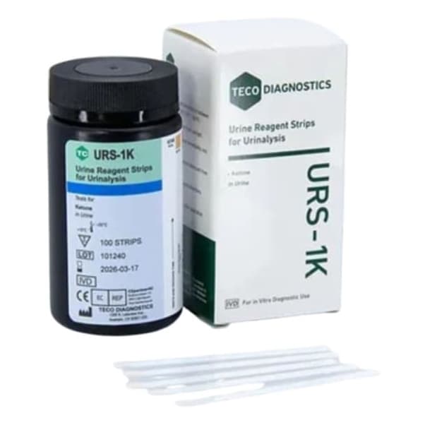 Teco Ketone URS-1K Reagent Strips for Urinalysis - Image 1