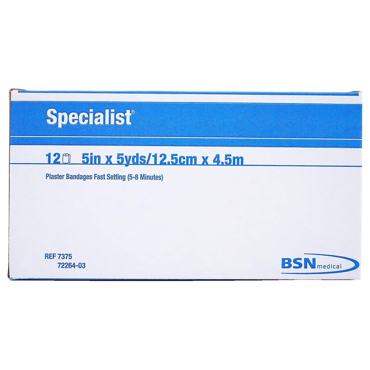Specialist Fast Plaster Bandages, 5 Inch x 15 Foot - 1 Dozen - Image 1