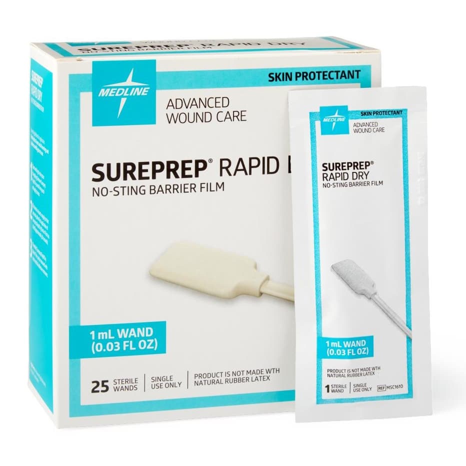 Sureprep Rapid Dry No-Sting Barrier Film Wand