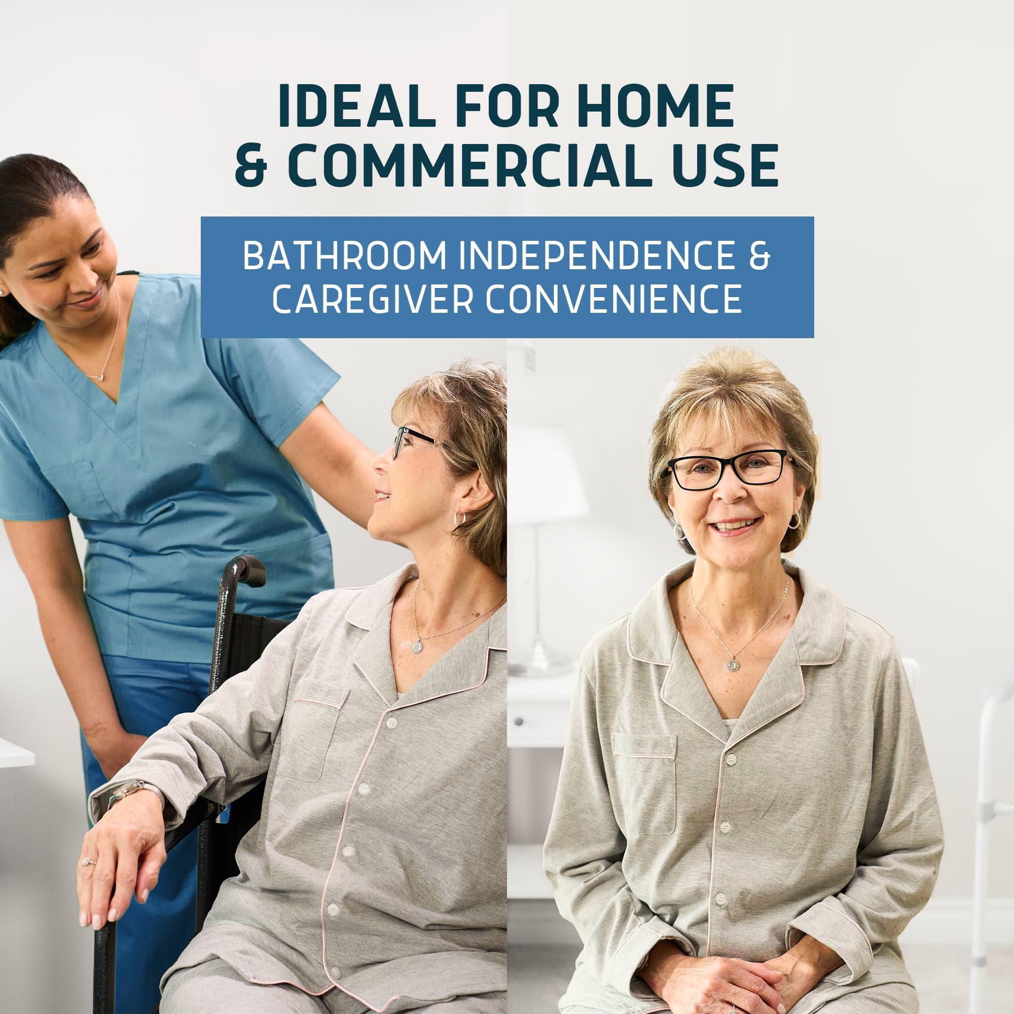 Lunderg Commode Liners with Absorbent Pads, 50/Pack, Without Scent - Image 6