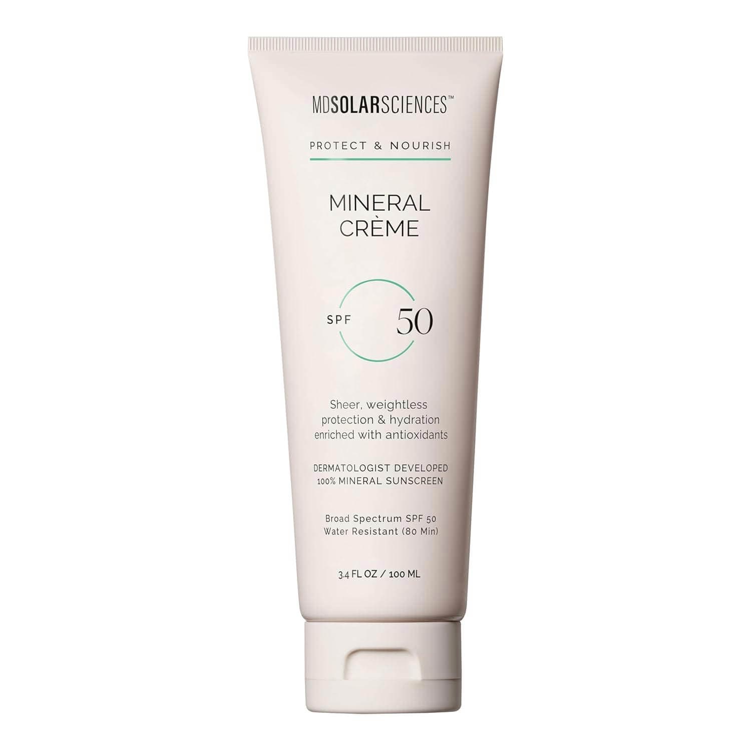 MDSolarSciences Mineral Creme Sunscreen SPF 50, 3.4 oz - Package of 6 - Image 1