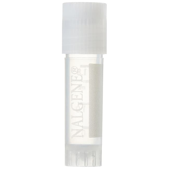 Thermo Scientific Nalgene Cryogenic Vial Plain Translucent, 47.5 mm Length, 1.5 mL - Case of 500 - Image 1