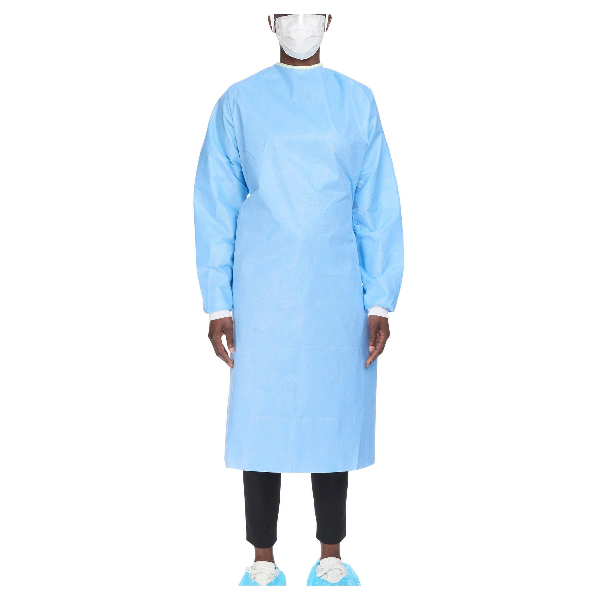 Ultra Non-Reinforced Surgical Gown with Towel, Blue - Image 3