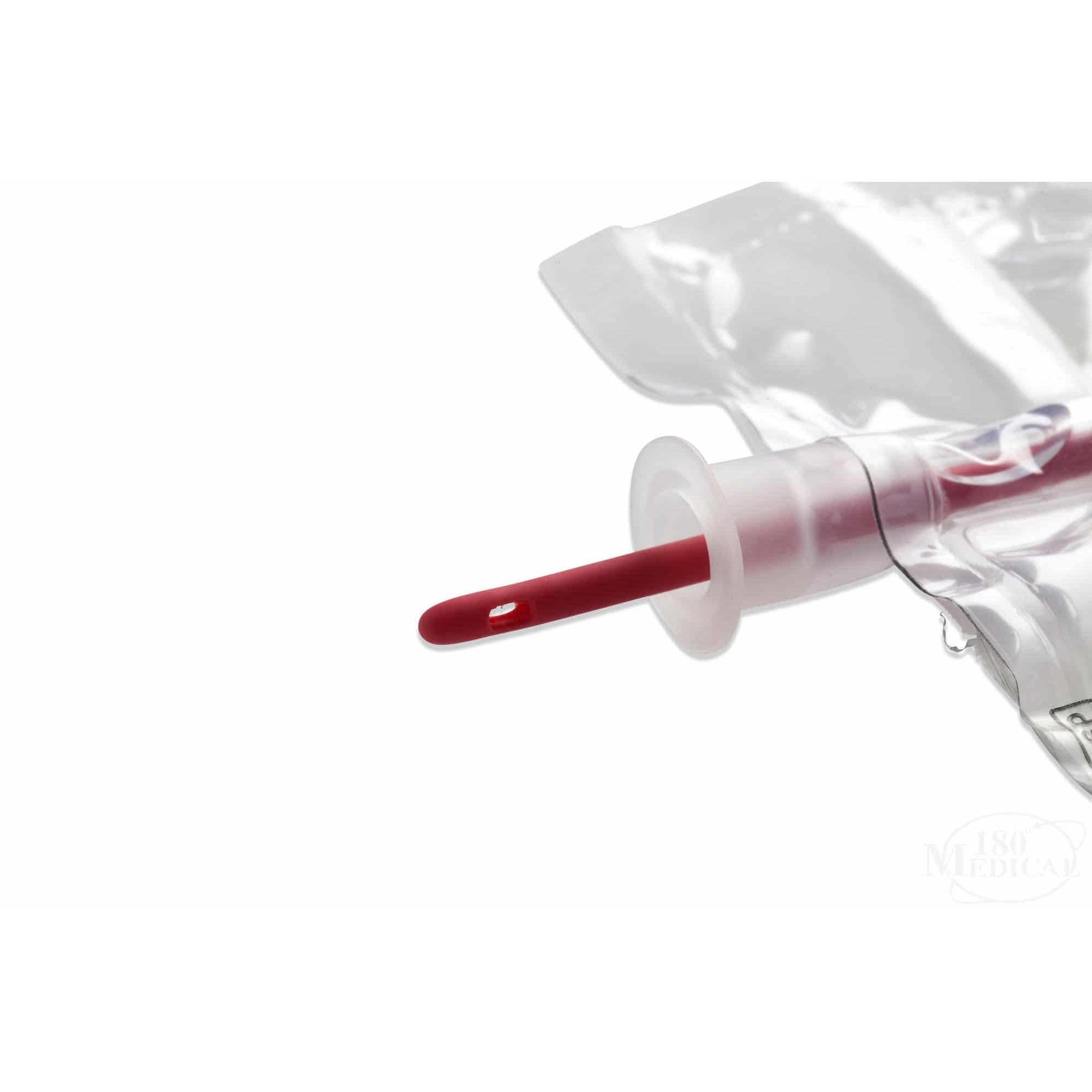 Touchless Plus Red Rubber Closed System Intermittent Catheter Kits, Female - Image 2
