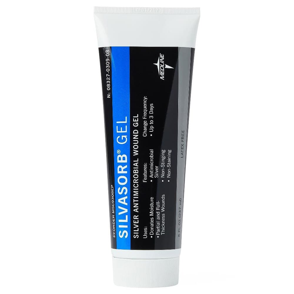Silvasorb Silver Antimicrobial Wound Gel, 8 oz - Each - Image 1