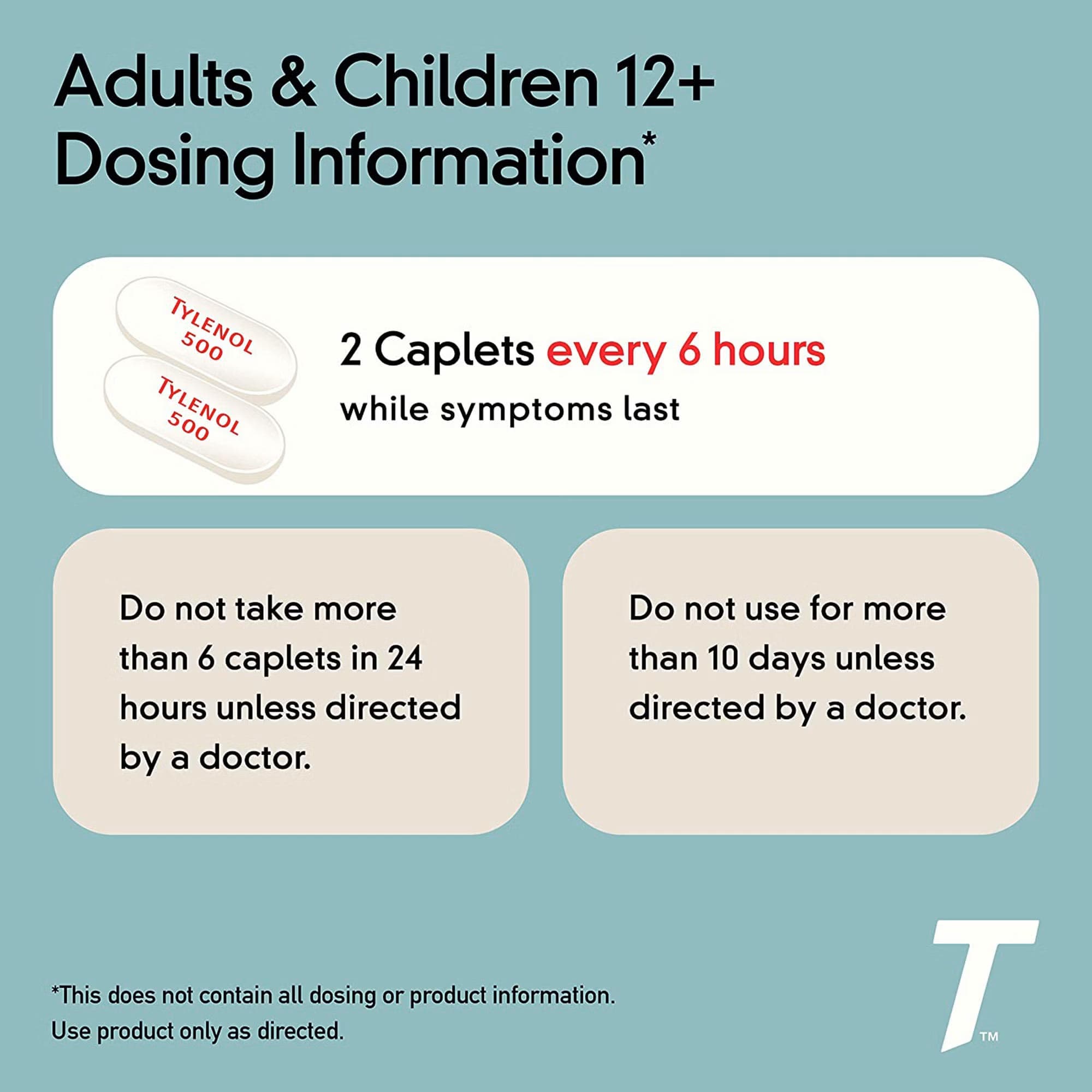 Tylenol Pain Relief Caplet - Image 3