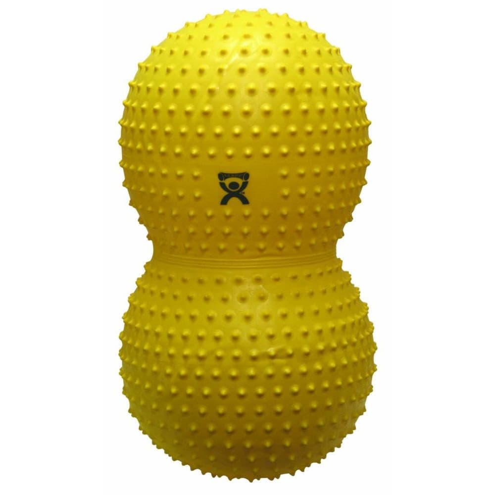 CanDo Inflatable Exercise Sensi-Saddle Roll, 16 x 35 Inch, Yellow - Image 1