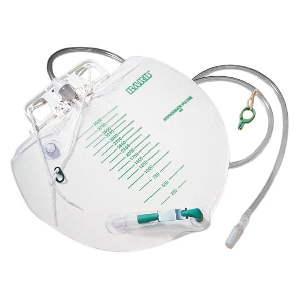 Bard Urinary Drainage Bag, 4,000 mL - Case of 20 - Image 1